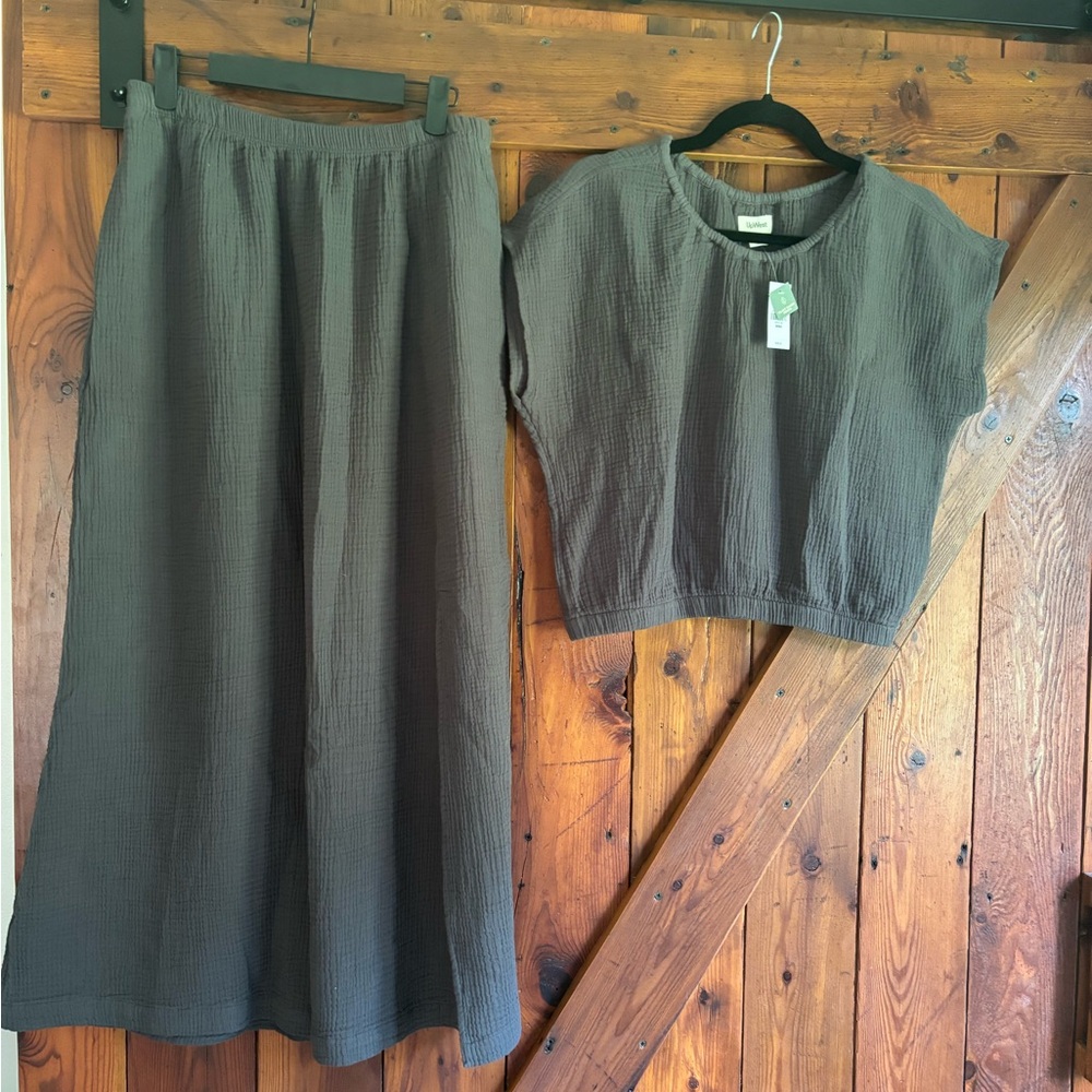 NWT Upwest cotton lounge set